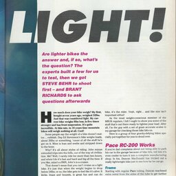 1993 MBUK Extremely Light 4 Bike Review
