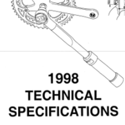 1998 - Campagnolo Spare Parts Catalogue & Tech Specs