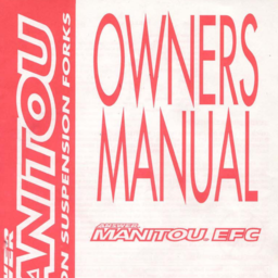 1996 Answer Manitou EFC Owners Manual