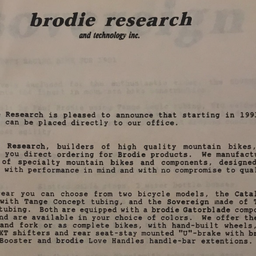 1991 Brodie dealer info