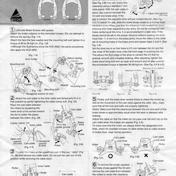 1987 Suntour Brake Calipers  Instruction Manual / Suntour Roller Cams Manual