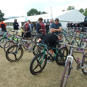 Retrobike at the Malverns - show n shine