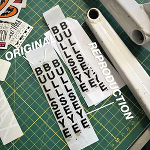 Bullseye cranks comparison orign vs repro.webp