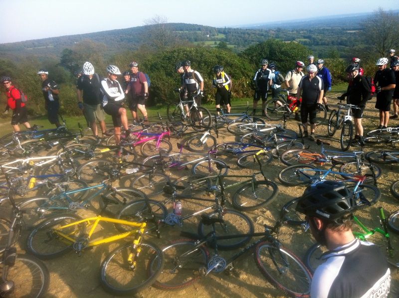 Leith Hill Meet 23rd Oct 2011 Aftermath – with support from Bikefood