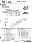 XTR Headset diagram : HP-M900 HP-M901 HP-M902