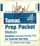 Tomac autograph