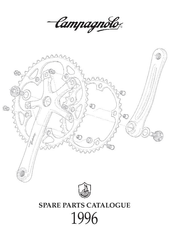 1996 Campagnolo Spare Parts Catalog