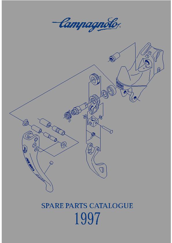 1997 Campagnolo Spare Parts Catalog