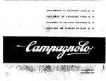 1971 Campagnolo Catalog 16 Supplement