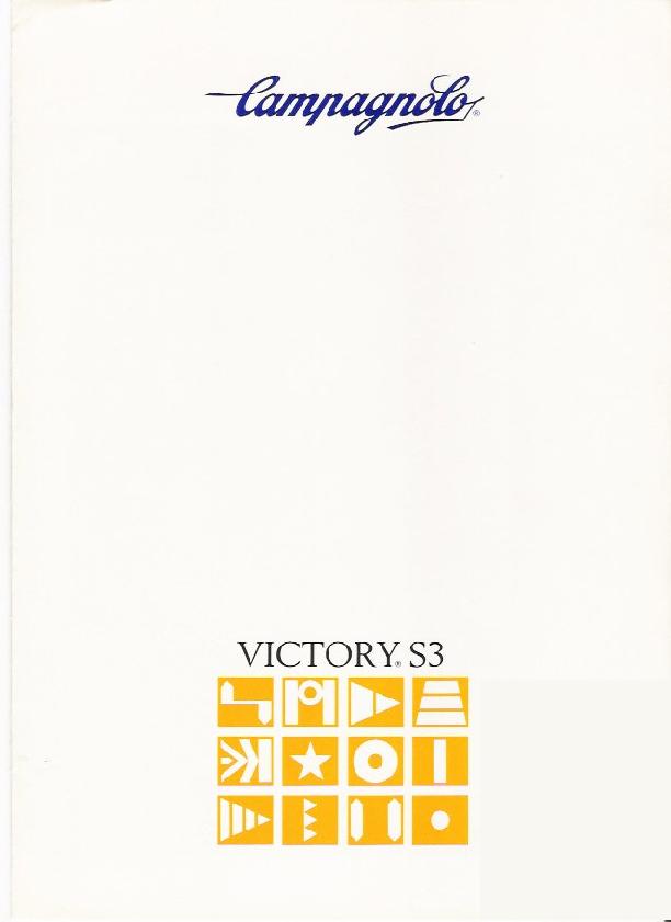 1987 Campagnolo Victory S3 Catalog