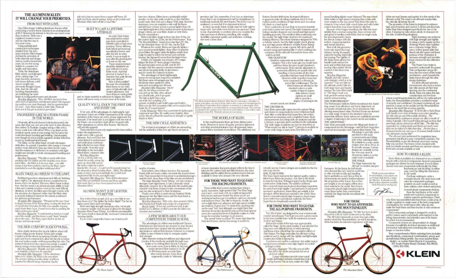 Klein Catalogue 1986 Page 2