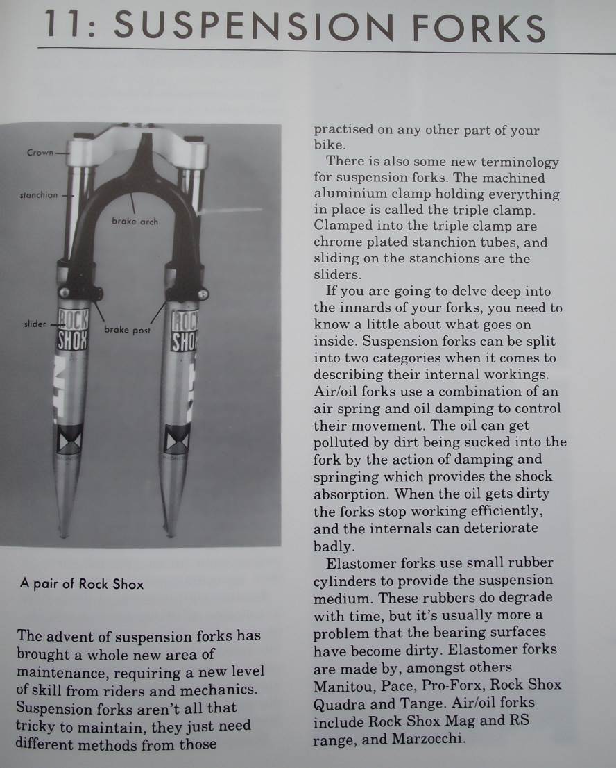 11: Suspension Forks - Intro  !up to 1993!