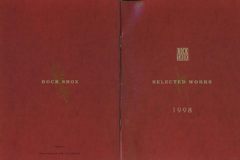 Rock Shox Catalogue 1998