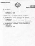WTB letter 1986