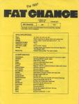 Fat Chance Catalogue 1987