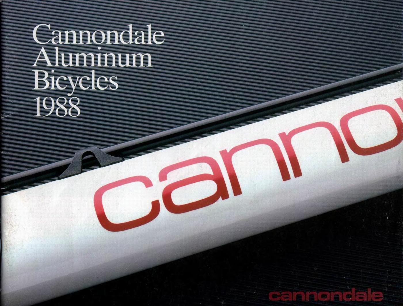 1988 cannondale catalog deals