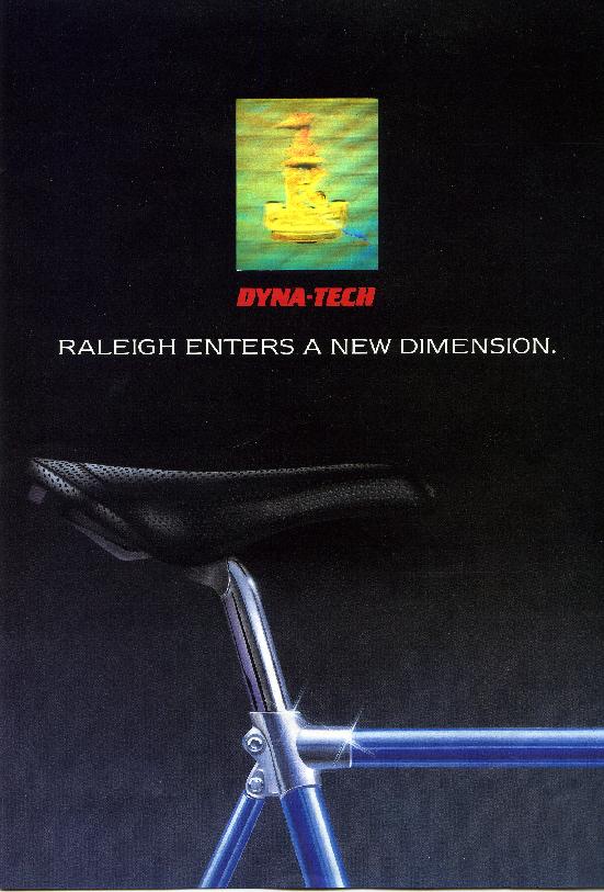 Raleigh Dyna-Tech Frames Catalogue 1990