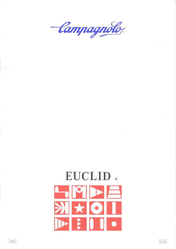 1989 Campagnolo Euclid MTB brochure
