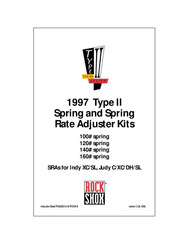 Rock Shox TypeII Spring System