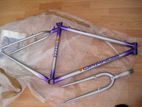 1993 Orange Prestige Frame and Fork