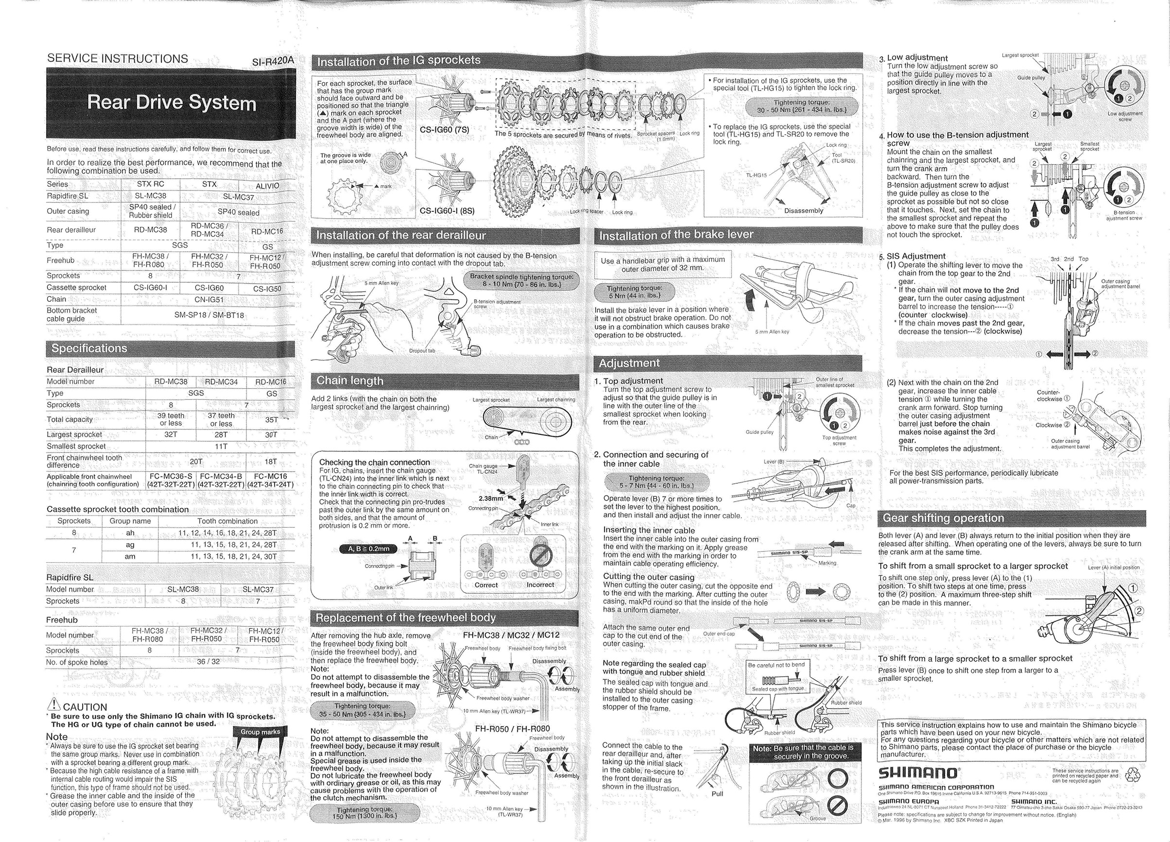 STXrc Alivio rear drive system