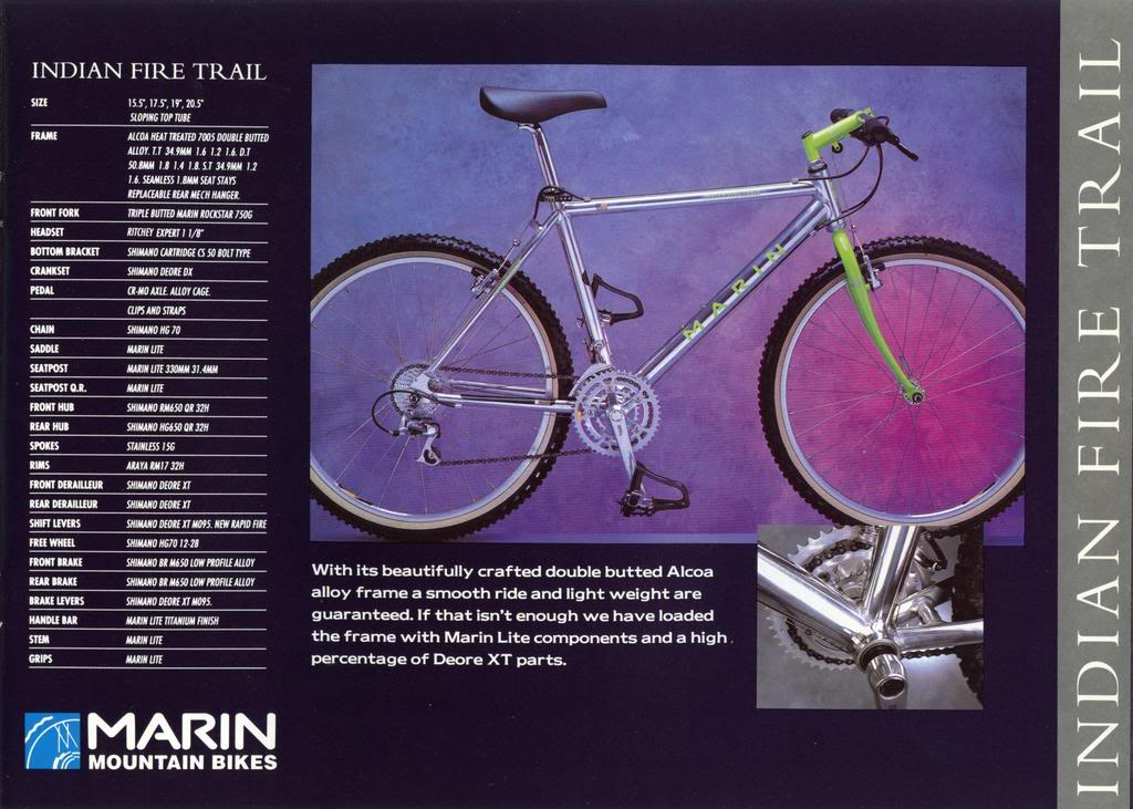 Indian Fire Trail | Marin Catalogue 1992 | Retrobike