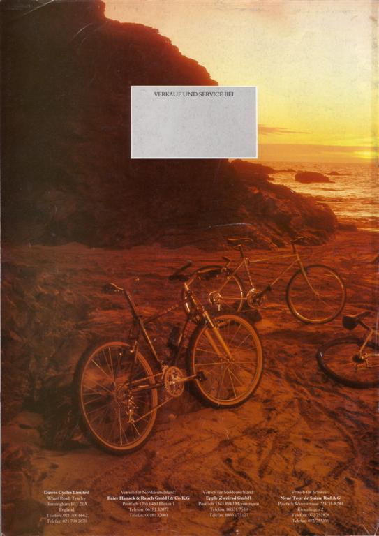 1992 Dawes catalogue back