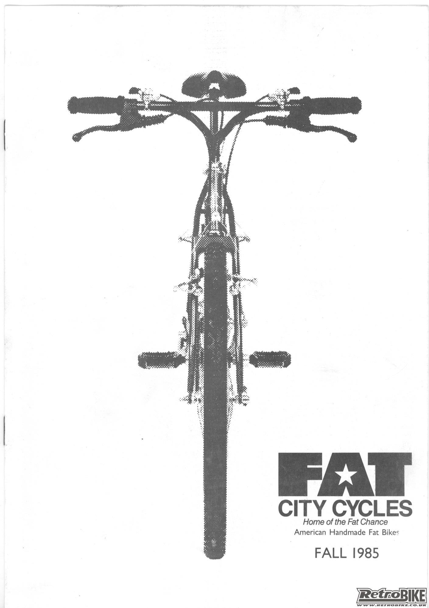 Fat Chance Catalogue 1985