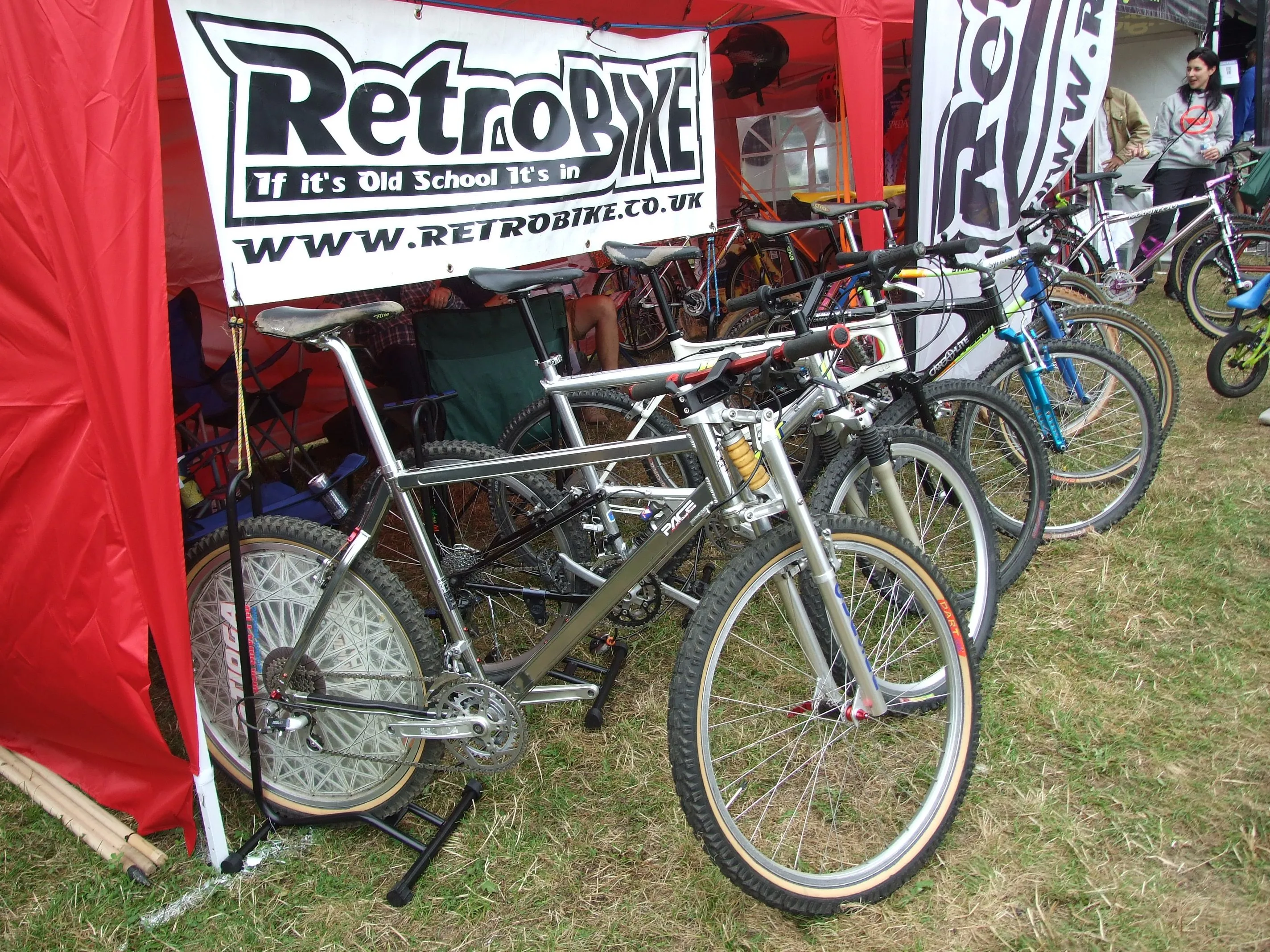 Retrobike at the Malverns pace