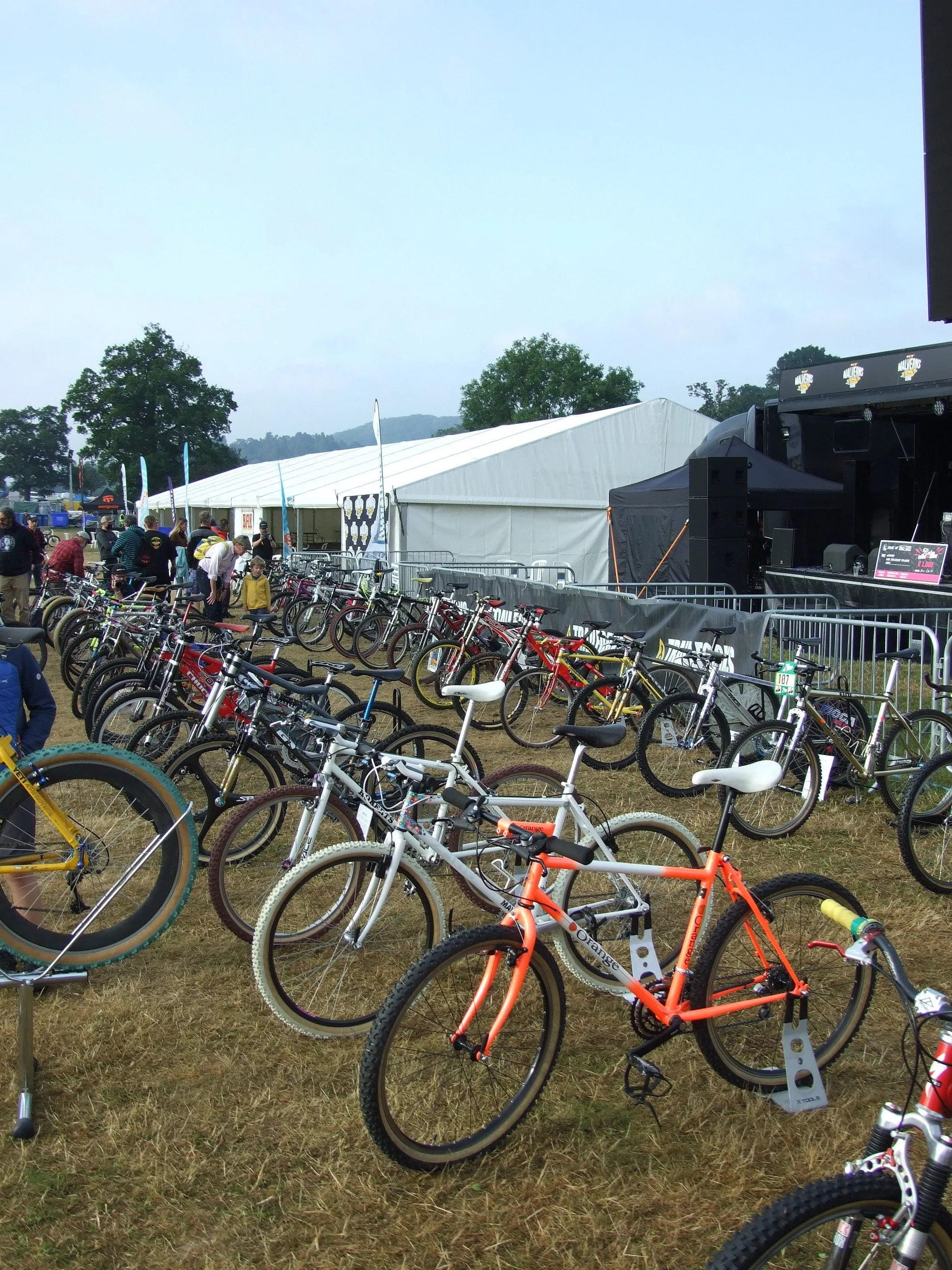 Retrobike at the Malverns - show n shine