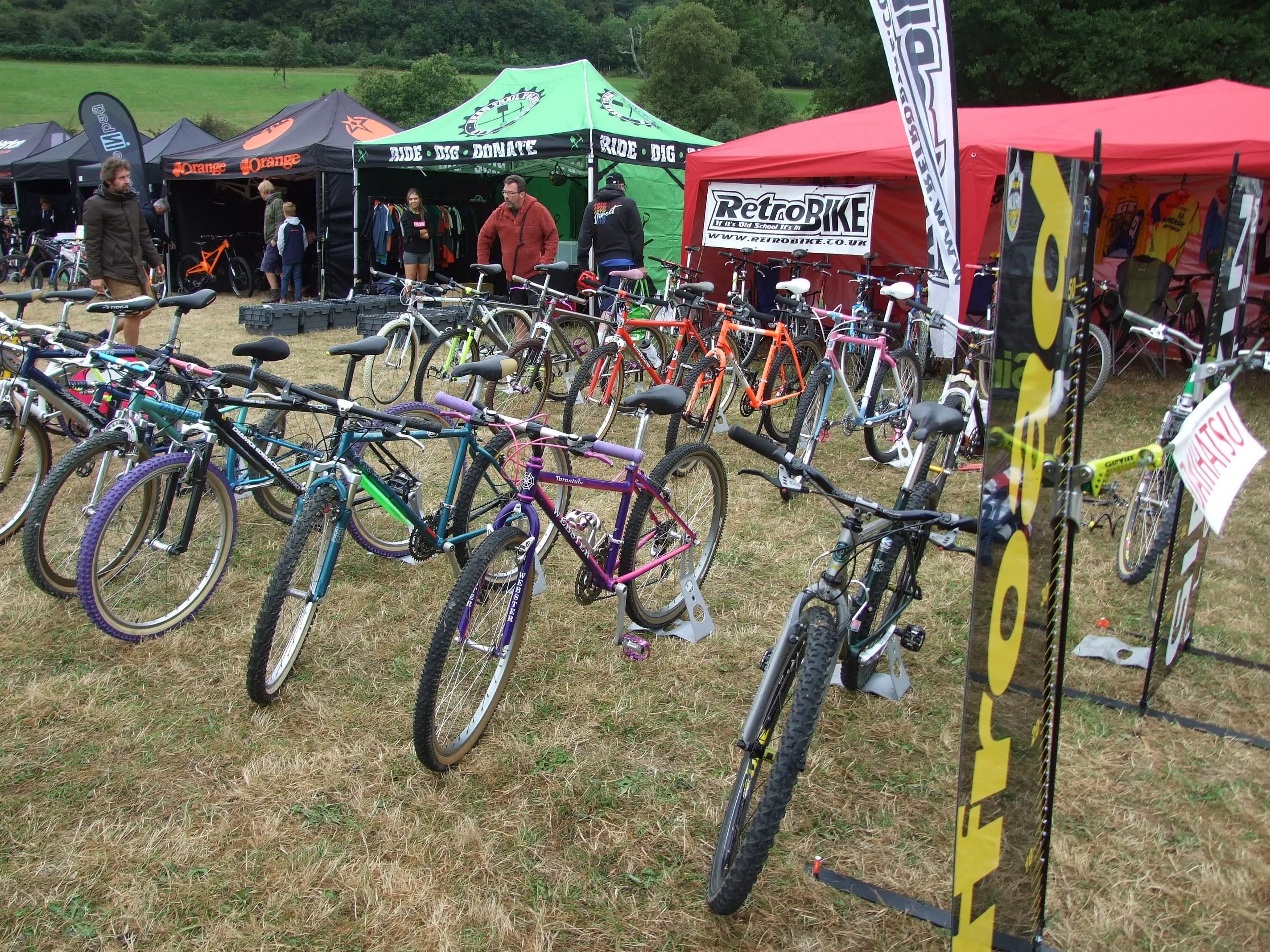 Retrobike at the Malverns