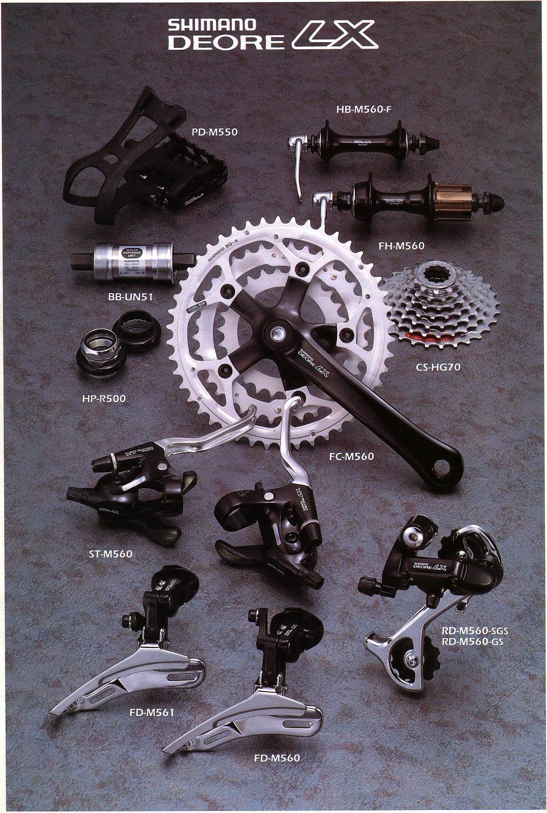 shimano exage crankset